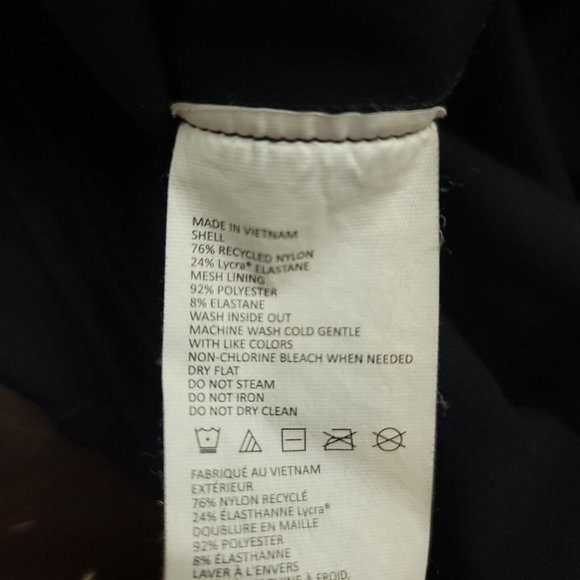 Prana Womens 3X Leggings Electa High Waist Black With Pockets UPF Wide Waistband - Picture 8 of 8